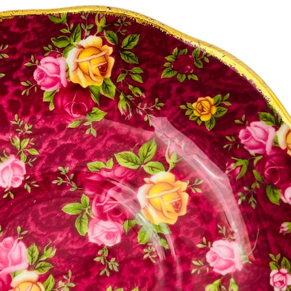 Royal Albert England Old Country Roses Ruby Lace Bone China Cup & Saucer New - Picture 8 of 16